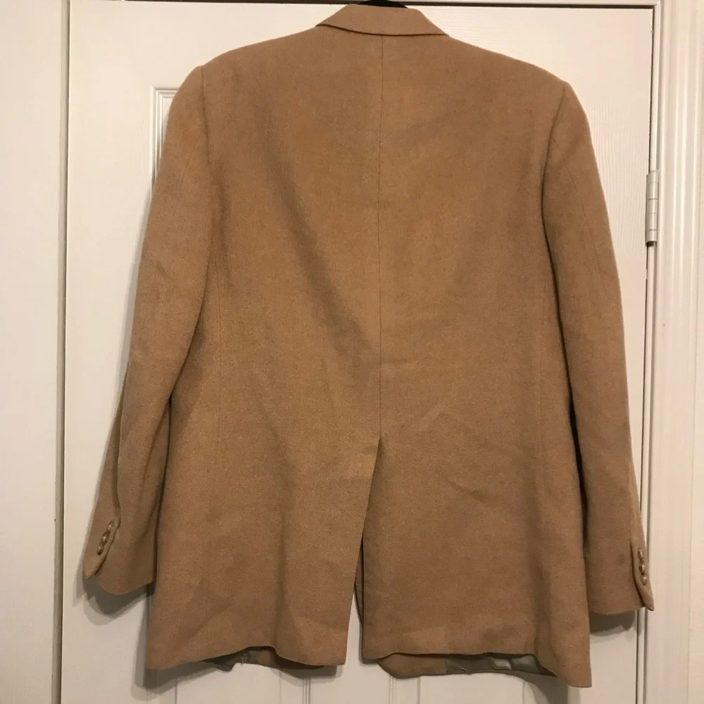 CHRISTIAN DIOR MONSIEUR Vintage Camel Hair Blazer Jacket
